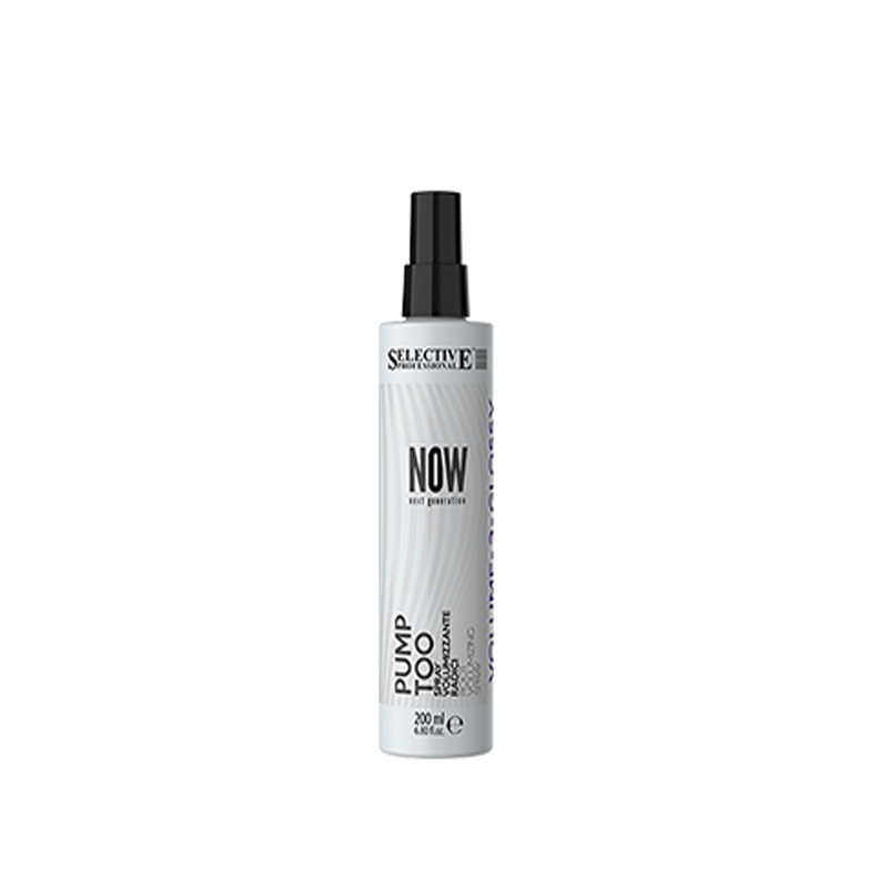 Pump Too Spray | Crear volumen en la raíz.  Forma consistencia al cabello con fijación invisible y duradera. Fino y sin cuerpo.