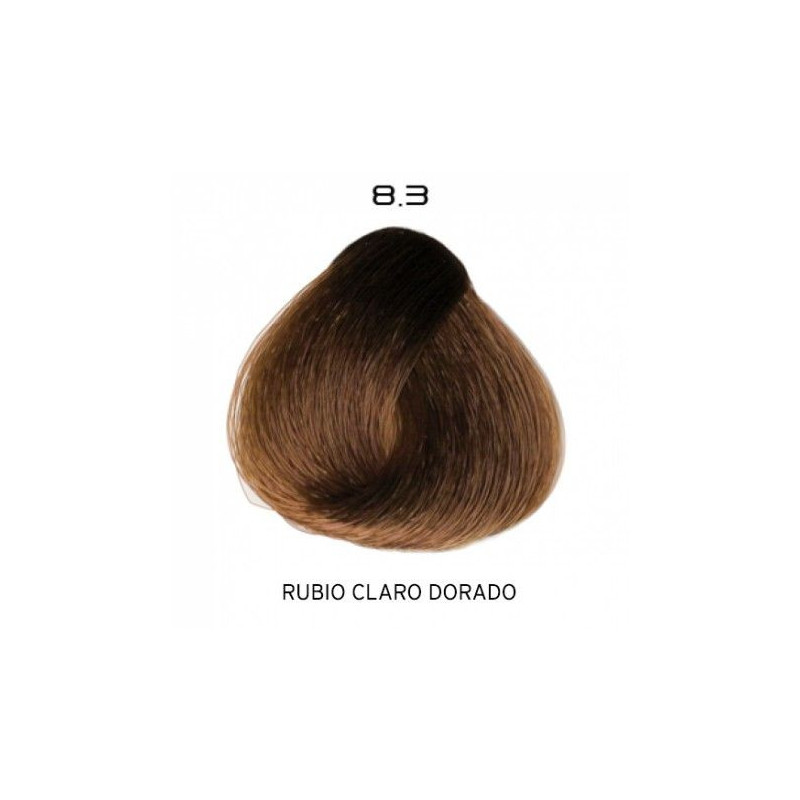8.3 Rubio Claro Dorado | Color radiante y de duración. Protector capilar. Duración en los lavados.