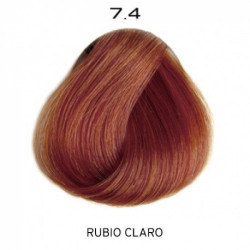7.4 Rubio Medio Cobrizo | Color radiante y de duración. Protector capilar. Duración en los lavados.
