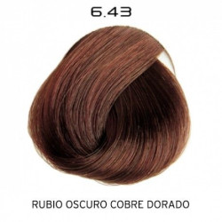 6.43 Rubio Oscuro Cobre Dorado | Color radiante y de duración. Protector capilar. Duración en los lavados.