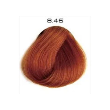 8.46 Rubio Claro Cobre Rojizo | Color radiante y de duración. Protector capilar. Duración en los lavados.