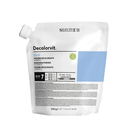 Decolorvit Plus | Aclara hasta 7 tonos, en cualquier típo de técnica de aclaración.