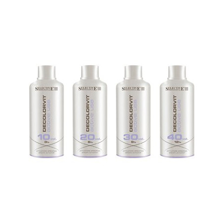 Active use Oxy 30 Vol. | Específica para Decolorvit Oxidante. Propiedad exclusiva antiamarilleamiento.