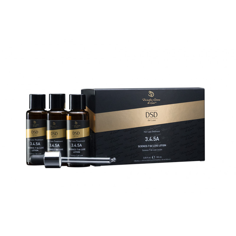 3.4.5A Locion Science-7 | Cabello fragil y débil, alarga la fase anágena. Mejorar el riego sanguíneo y activa el crecimiento.