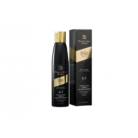 4.1 Champú Queratina | Anticaida y reestructurante capilar, fortaleciendolo. El cabello recupera su brillo, fuerza y volumen.