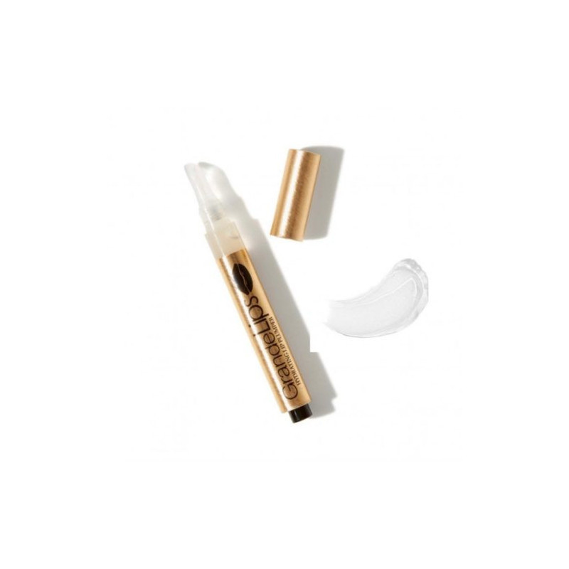 Grande Lips Clear | Voluminizador labial con brillo, ácido hialurónico. Labios más jugosos y hidratación instantánea y duradera.