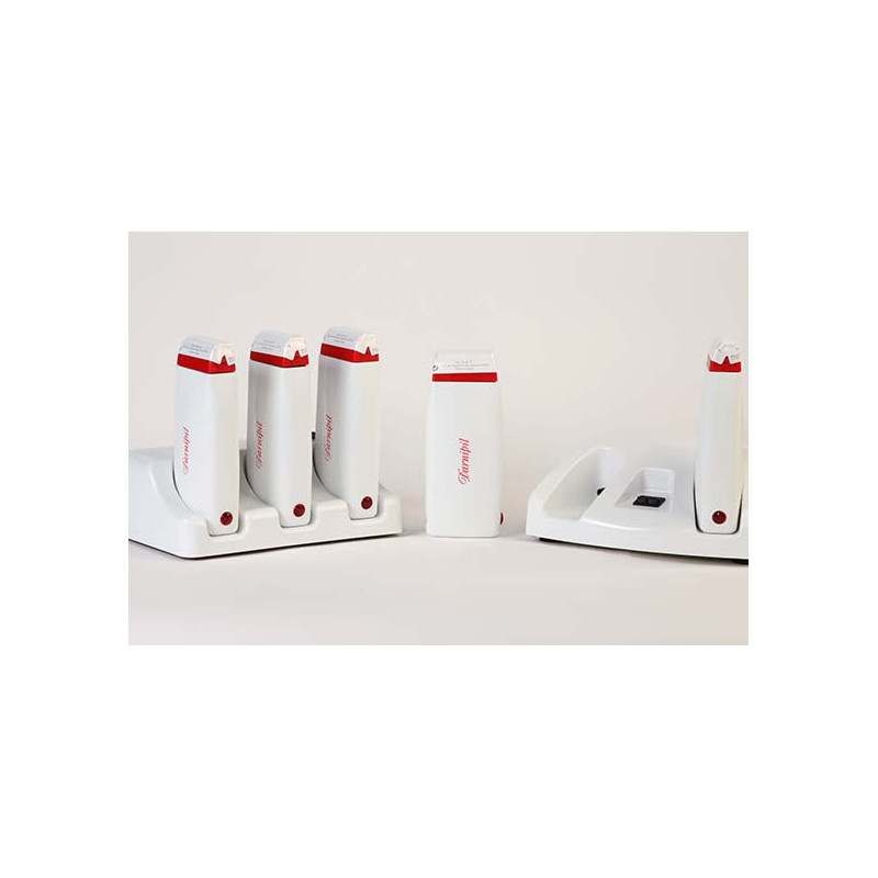 TRIO D3 Base +3 Calentadores | Depilación cera tibia con bandas higienicas ...