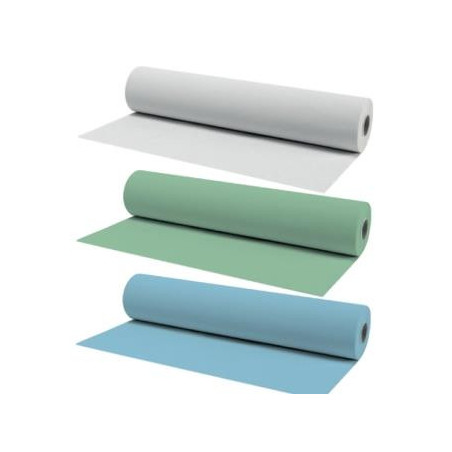 Rollo Papel Camilla Fuerte Azul